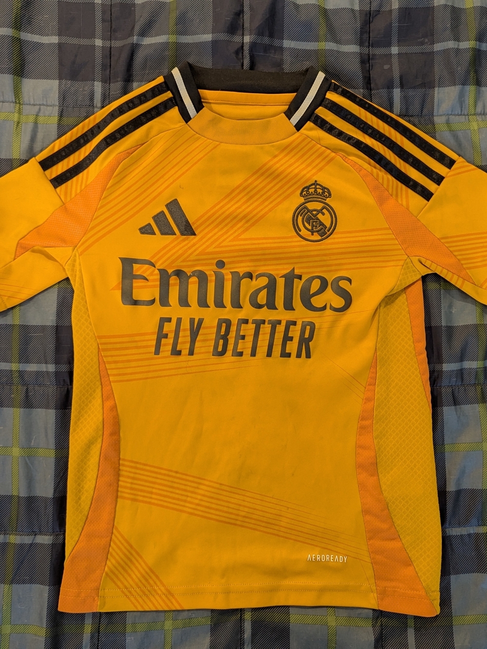Adidas Kids Real Madrid Emirates Jersey